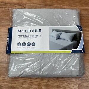 Molecule Perfomance Sateen Sheet Set TWIN XL Grey NEW